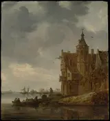 Jan van Goyen, Country House near the Water