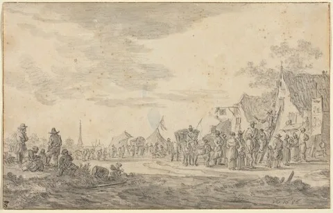 Jan van Goyen, Village Fair