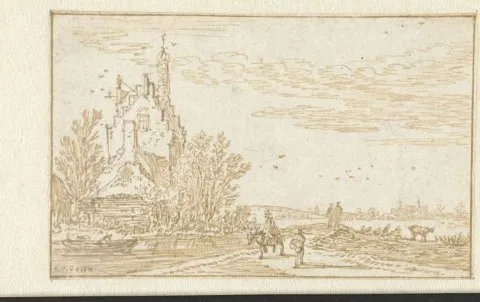 Jan van Goyen, Gezicht op een kasteeltje