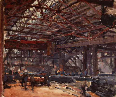 Antonín Slavíček, Kladno Ironworks