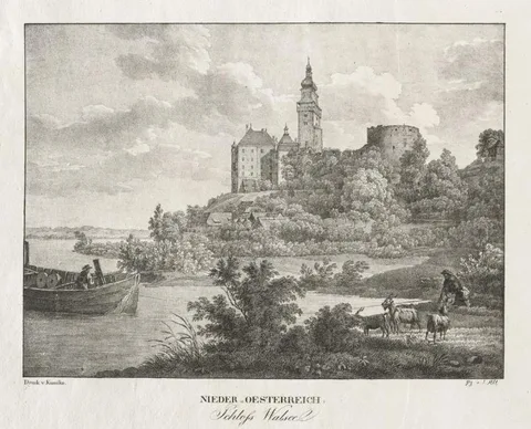 Jakob Alt, Nieder-oesterreich, Schloss Walseel