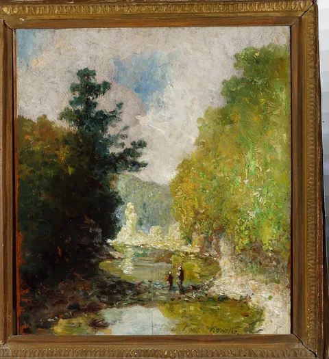 Teofil Kwiatkowski, Landscape – View of Vallée du Cousin