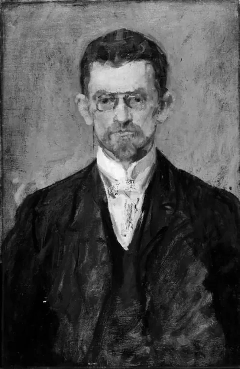 Henrik Lund, Portrait of the Norwegian Keeper of National Antiquities, Christopher Brinckmann