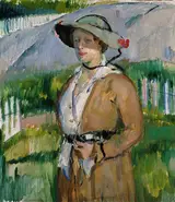 Henrik Lund, Portrait of Birgit Heiberg, b. Blehr