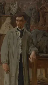 Tavík František Šimon, Bohumil Kafka in His Studio