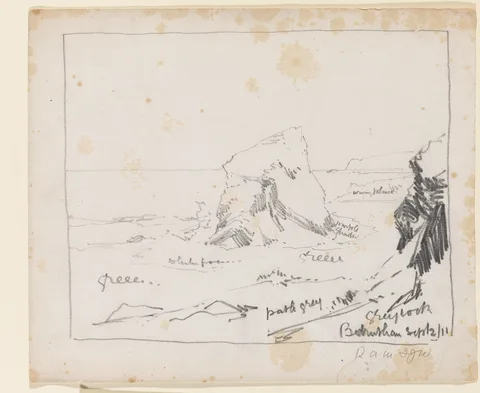Frederick John Widgery, Coastal Scene