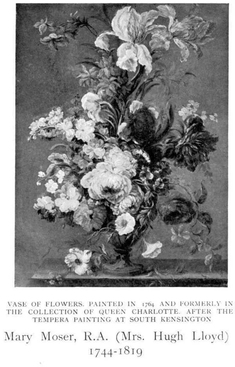 Mary Moser, A Vase of Flowers