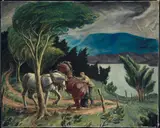 John Steuart Curry, Storm Over Lake Otsego