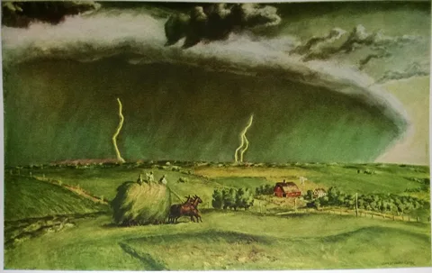 John Steuart Curry, The Line Storm