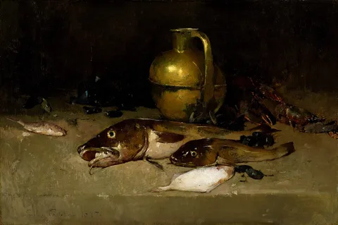 Emil Carlsen, Still Life with Fish