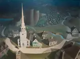 Grant Wood, The Midnight Ride of Paul Revere