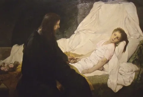 Gabriel von Max, The Raising of Jairus' Daughter