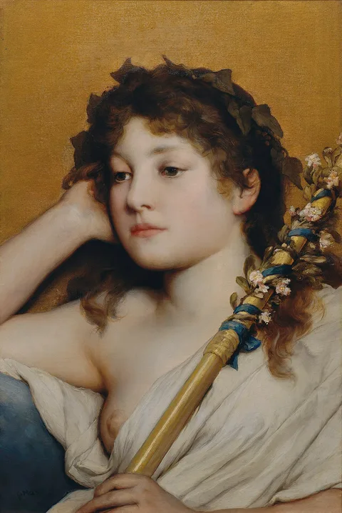 Gabriel von Max, Thoughtful Woman's Head