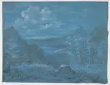 Johann Georg von Dillis, View of the Ankl-Alpe and the Schliersee