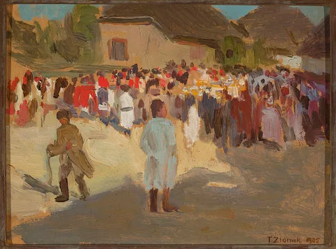 Teodor Ziomek, In the village on Sunday