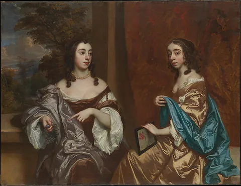 Sir Peter Lely, Mary Capel (1630–1715), Later Duchess of Beaufort, and Her Sister Elizabeth (1633–1678), Countess of Carnarvon