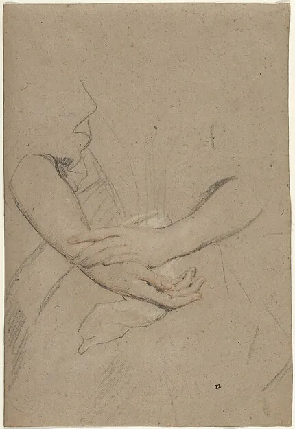 Sir Peter Lely, Study of the Forearms and Hands of a Woman
