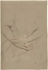 Sir Peter Lely, Study of the Forearms and Hands of a Woman