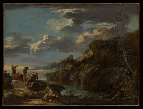 Salvator Rosa, Bandits on a Rocky Coast