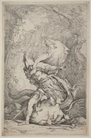 Salvator Rosa, Jason and the Dragon
