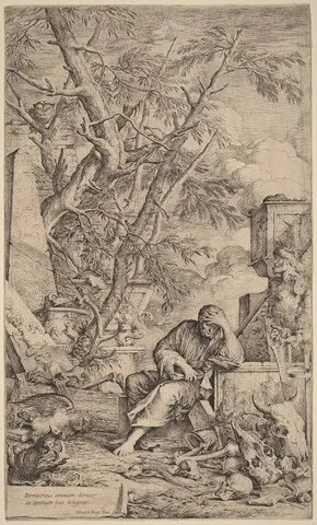 Salvator Rosa, Democritus in Meditation