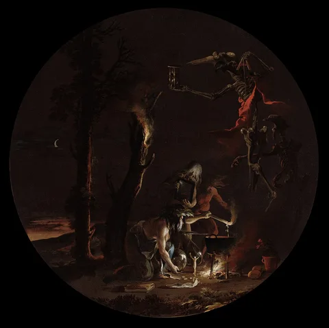 Salvator Rosa, Scenes of Witchcraft: Evening