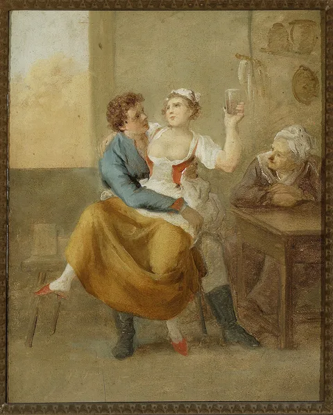 Aleksander Orłowski, Scene at the inn.