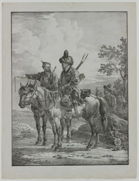 Aleksander Orłowski, Tartars on Horseback