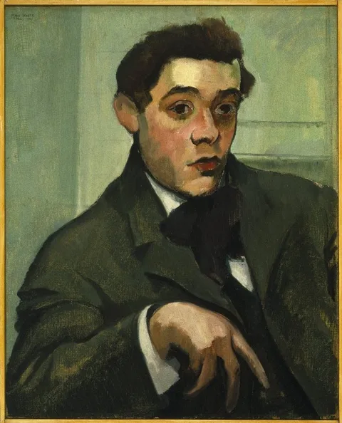 Max Weber, Porträt des Abraham Walkowitz