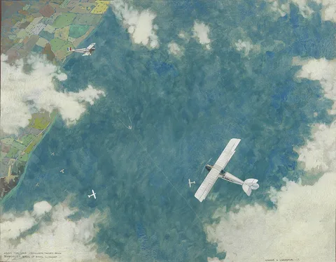 Frank Johnston, Above the Lake, Targets Below