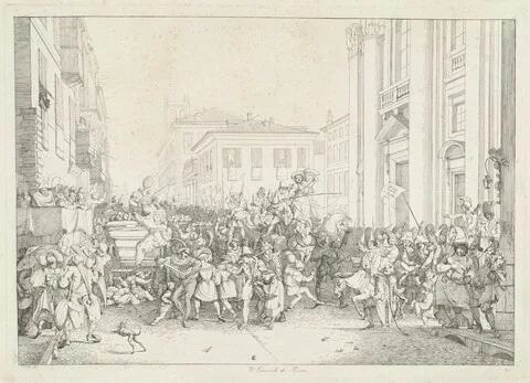Friedrich Nerly, Il Carnevale di Roma (Carnival in Rome)