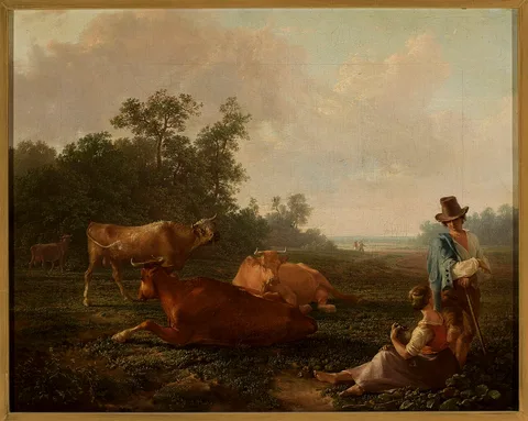 Friedrich Nerly, Pastoral scene.