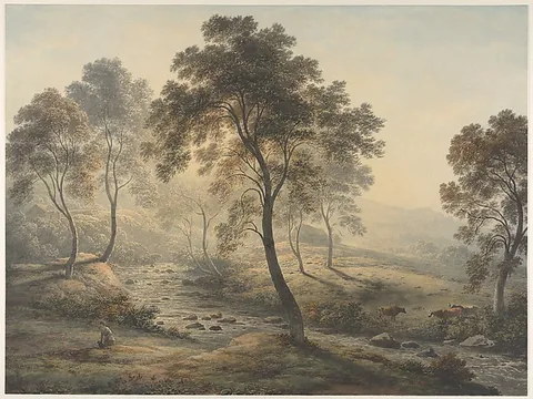 John Glover, Early morning near Loch Katrine in the Trossachs, Scotland