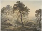 John Glover, Early morning near Loch Katrine in the Trossachs, Scotland