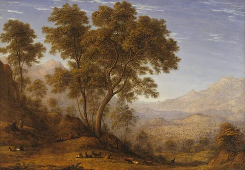 John Glover, My last view of Italy, looking from the ...