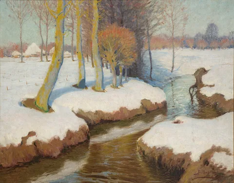 Roman Bratkowski, Winter Landscape