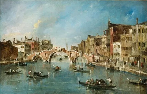 Francesco Guardi, View on the Cannaregio Canal, Venice