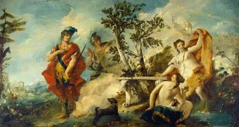 Francesco Guardi, Carlo and Ubaldo Resisting the Enchantments of Armida's Nymphs