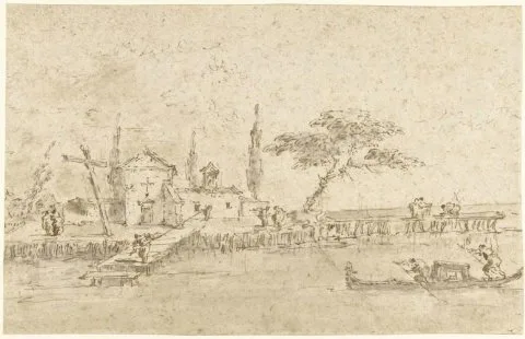 Francesco Guardi, Kleine kapel van een klooster op één van de eilanden bij Venetië