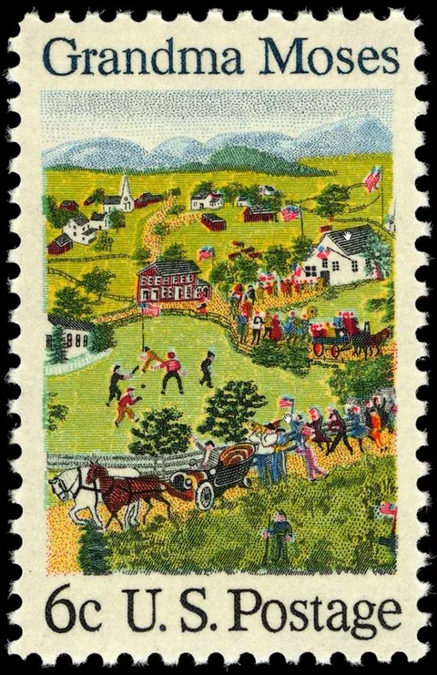 Grandma Moses, July Fourth
