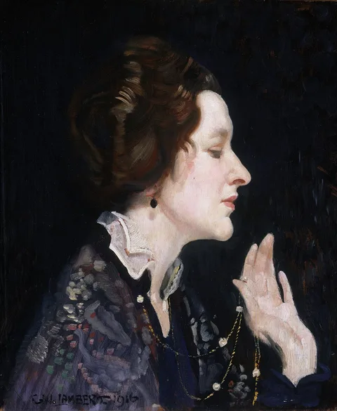 George Washington Lambert, Portrait of a lady (Thea Proctor)