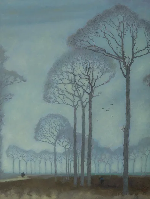 Jan Mankes, Row of trees