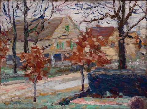 Walt Kuhn, View of Melrose Street from the Spiers' Porch