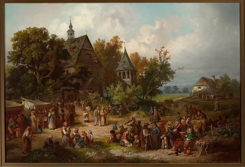 Franciszek Kostrzewski, Rural Kermesse.