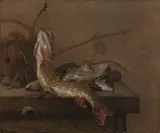 Pieter van Noort, Still life with fish
