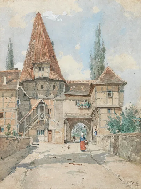 Eduard Zetsche, The Rädelseer Gate in Iphoven