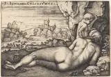 Hans Sebald Beham, The Penance of Saint John Chrysostom