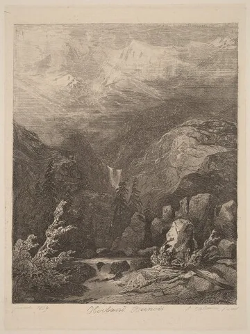 Alexandre Calame, Oberland Bernois
