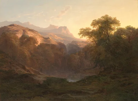 Alexandre Calame, Mountain Landscape