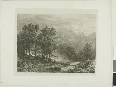 Alexandre Calame, Alpine Landscape
